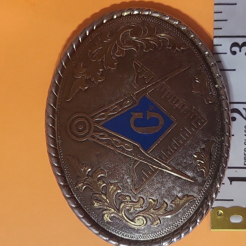 MASONIC BELT BUCKLE  VINTAGE
